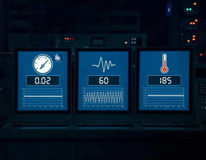 Digital process monitoring dashboard in stone plant