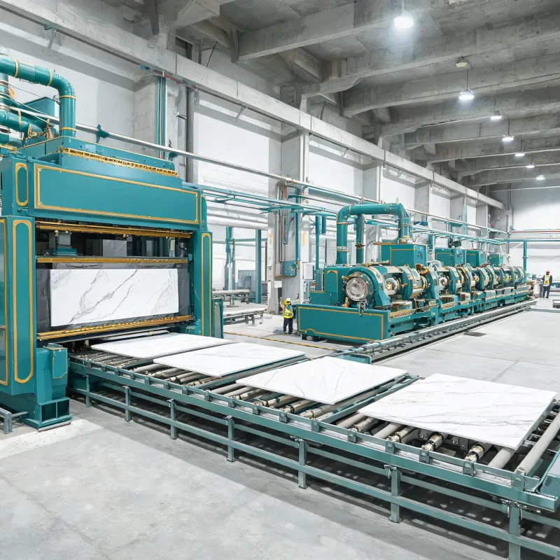 Featured Breton quartz production line overview